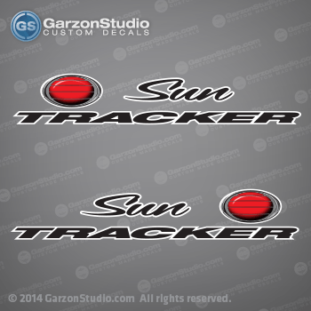 Sun Tracker BOAT DECAL set boats decals 103072 125678 1994 1995 1996 1997 1998 1999 2000 2001 2002 2003 2004 2005 2006 and 2007 pontoon boats