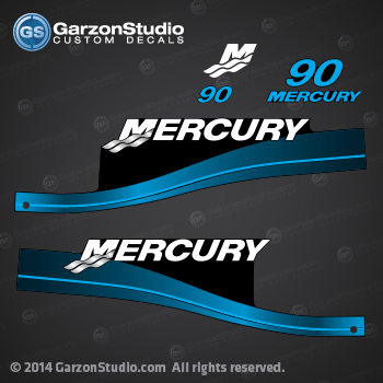 1999 2000 2001 2002 2003 2004 MERCURY 90 hp 90hp 4s 4-stroke four stroke fourstroke decal set (BLUE) 856795A00 DECAL SET (Black 90) 
37-856795A00 DECAL SET (Black 90 Saltwater)
MODEL: 10903L1W, 
ELH: 1090311VF, 1090311WF 
ELLH: 1090321VF, 1090321WF
ELPTO: 1090412DB, 1090412DC, 1090412DD, 1090412DN, 1090412FB, 1090412FF
EXLPTO: 1090422FF
ELPTO SW: 1090412DY, 1090412FY
EXLPTO SW: 1090422DY, 1090422FY
JET 65: 1090472DD, 1090472FF
ELPT-JET65: 1090472FY

