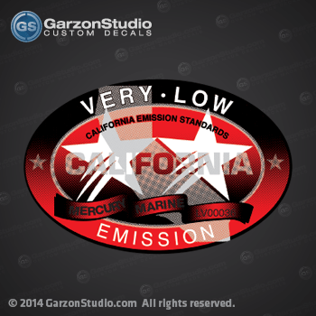 California Ultra-Low Emission Sticker Decal