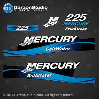 2002 2003 2004 2005 MERCURY 225 hp decal set red 225hp decals cowling graphics
37-859276A03 DECAL SET MERCURY
2002 - 2006
MODELS:
37-859276-4 Mercury SaltWater decal
37-859176-6 Mercury FourStroke
Mercury 859276A03 DECAL SET (Mercury)
Top Cowl for a 225 EFI (4-STROKE) Mercury
225HP Mercury Serial Numbers: 0T653945 & Up 
887913T 1 TOP COWL
XL SW 4: 1225F234K, 1225F23AK, 1225F23CE.
XL 4: 1225F23CK, 1225F23DK, 1225F23FK.
CXL 4: 1225F244K, 1225F24AK, 1225F24CK, 1225F24DK, 1225F24FK.
XXL 4: 1225F334K, XXL 4: 1225F33AK, 1225F33CK, 1225F33DK, 1225F33FK.
CXXL 4: 1225F344K, 1225F34AK, 1225F34CK, 1225F34DK, 1225F34FK, 1225F94CK.
CXL DIG 4: 1225F84CK.
XXL DIG 4: 1225F93CK.

