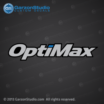 2012 2013 Mercury optimax Pro XS decal 150 hp 250 hp 150hp 250hp front decal blue