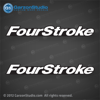 Mercury 225 Horsepower decal roman numbers