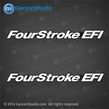 Mercury FourStroke EFI decal set decals 37-859269-7 859269-7 40 hp 30 hp