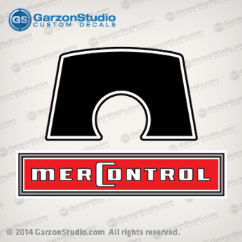 mercury mercontrol merc mer control decal set sticker kit Type 3 1968 1969 1970 1971 