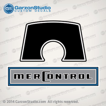 mercury mercontrol merc mer control decal set sticker kit Type 4 1972 