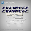 Evinrude 1955 aquasonic fleetwin 7.5 hp decal set
