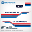 1977 Evinrude Outboard decals 7.5 horsepower 8 hp 0281463 DECAL SET