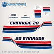 
1977 Evinrude 20 hp decal set Decal kit for evinrude from the mid 70's 1977 20 hp 77 EVINRUDE 1977 25702H, 25702S, 25703H, 25703S, 25752H, 25752S, 25753H, 25753S, 35702C, 35702H, 35703C, 35703H, 35752C, 35752H, 35753C, 35753H MOTOR COVER 0207883 0207867 0207868 281092 0281092 281093 0281093 electronic start
