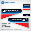 1980 Evinrude Outboard decals 4.5 5 hp horsepower 0281359 0281688