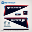 1981 EVINRUDE 9.9 10 HP DECAL SET nine nine 9.9HP 10HP H.P. HORSEPOWER
81 DECALS STICKER GRAPHICS KIT
0281661 0281662 
MODEL
E10ELCID E10RCID E10RLCID E10SELCID
EVINRUDE ENGINE COVER ASSEMBLY
0281418 0281420 0281419
