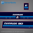 1982 evinrude outboard 90 hp decal set 1982 90hp horse power 0281869 281869