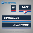 83 evinrude outboard decals 1983 140 hp 140hp decal set horse power 0282046