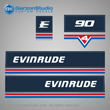 83 evinrude outboard decals 1983 90 hp 90hp decal set horse power 0282044
