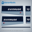 evinrude outboard decals 1985 75 hp 75hp horse power 0282246 DECAL SET 0210206 E70ELCRD E70TLCRD ENGINE COVER