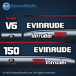 1995, 1996, 1997 Evinrude 150 intruder hp decal set Vˆ6 kit 150hp
0212480 0212477 0212477 0212470 0212481 0284879
E150ELEOM E150EXEOM E150GLEOM E150JLEOM E150NXEOM E150SLEOM L150GLEOS VE150HLEOS
BE150ELEDB BE150EXEDB BE150GLEDB BE150NXEDB E150ELEDB E150EXEDB E150GLEDB E150JLEDB E150NXEDB E150SLEDB L150GLEDC 
BE150ELEUC BE150ELEUE BE150EXEUC BE150EXEUE BE150GLEUC BE150GLEUE BE150NXEUC BE150NXEUE E150ELEUC E150ELEUE E150EXEUC E150EXEUE E150GLEUC E150GLEUE E150JLEUC E150JLEUE E150NXEUC E150NXEUE E150SLEUC E150SLEUE L150GLEUC L150GLEUR