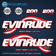 2003 2004 2005 Evinrude 200 hp 200hp 200ho 200 h.o.  decal set kit 0776290 DECAL SET, Flag Blue models
0215320 *DECAL, Flag and logo - Port
0215321 *FICHT RAM INJECTION Port 
0215319 *DECAL, Flag and logo - Stbd
0215321 *FICHT RAM INJECTION Stbd
0215317 *BOMBARDIER, Front/Rear
0215322 200 H.O. Front/Rear 
EVINRUDE 2003 E200FCXSTM, E200FCXSTM, E200FHLSTS, E200FHLSTS, E200FPLSTM, E200FPXSTM, E200FSLSTM,
EVINRUDE 2004 E200FCXSOE, E200FCXSRB, E200FHLSOR, E200FHLSOR, E200FHLSRC, E200FHLSRC, E200FPLSOE, E200FPLSRB, E200FPXSOE, E200FPXSRB, E200FSLSOE, E200FSLSRB.
EVINRUDE 2005 E200FCXSOE, E200FHLSOR, E200FHLSOR, E200FPLSOE, E200FPXSOE, E200FSLSOE.
