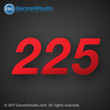 225 Mercury horsepower decals