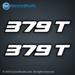 Javelin 379T Boat Decal set