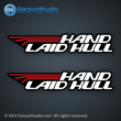 Javelin Hand Laid Hull decals