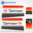 Johnson 1978 140 hp decal set V4 Magflash CD sticker kit replica 388788