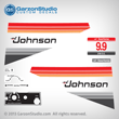 1980 Johnson 9.9 hp Sea Horse logo 70's decal 390337 0390337 390338 0390338 390339 0390339 J10ECSE J10ELCSE J10RCSE J10RLCSE J10SELCSE 317087 0317087