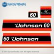 1981 Johnson outboard 60 hp decal set 60hp decals stickers sea horse J60ECIA J60ECIH J60ELCIA J60ELCIH J60TLCIA J60TLCIH

390575 0390575 DECAL SET, Johnson 60 models