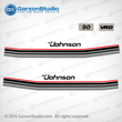 1984 Johnson 90 hp decal set 85 0393973
