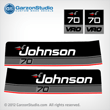Johnson 1986 70 hp decals 0396336 DECAL SET