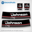 1989 1990 Johnson 175 hp decals vro v6 outboard decal set VRO V6