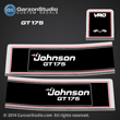 1989 1990 johnson outboard 150 GT150 VRO V6 decal set 0433145 175STL