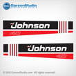 1992 1993 1991 johnson outboard 40 hp decals 0435312 0435313 DECAL SET