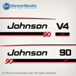 1991 1992 1993 1994 1995 1996 johnson 90 hp white outboards decals 90hp 0437161 DECAL SET EVINRUDE/JOHNSON 0437161 Horsepower Model BJ90ELEDR, BJ90SLEDR ENGINE COVER 1996 BRP BJ90ELEDR BJ90SLEDR J90ELEDR J90SLEDR SJ90ELEDR ENGINE COVER 0436874 0436873 0436871 0437829 0436220 0437831 0436905 0437830 0436904 0436872 340700 90 H.P. 340678 V4 340698