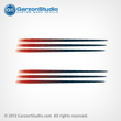 2002 2003 2004 2005 2006 johnson 3 three stripes decal sticker 0350188 and 0350187 decals