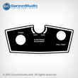 Johnson-Evinrude johnson evinrude Choke Rich-Lean and Stop Slow speed adjustment decal front decal control decal 1986 1987 1988 1989 1990