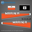 1982 mariner 8 hp decal set