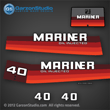 1980, 1984-1988 Mariner 115 hp decal set
