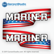 Mariner Outboard Decal American Flag