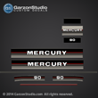 Mercury 90 hp decals 1986