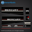 1986 Mercury 25 hp decals  