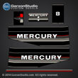1987 1988 Mercury 8 hp decals 