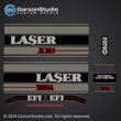 1987 Mercury 220 hp LASER XRi EFI decal set 220hp