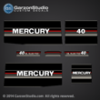 1992 1993 MERCURY 20 hp decal set decals sticker stickers