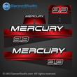 MERCURY 9.9 hp 1994 1995 1996 1997 1998 37-808499A96 decal set
