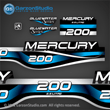 1999 2000 2001 Mercury 225 hp EFI Bluewater  decal set 808562A99