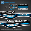 1999 2000 2001 Mercury 225 hp EFI Bluewater  decal set 809693A00 