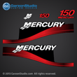 1999 2000 2001 2002 2003 2004 MERCURY 150 hp decal set red efi fourstroke optimax