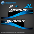 2004 MERCURY 115 hp ELPTO decal set BLUE