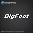 1998 1999 2000 2001 2002 2003 2004 2005 2006 Mercury outboard BigFoot Big Foot BF decals decal sticker