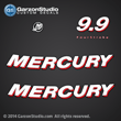 1999 2000 2001 2002 2003 2004 2005 2006 2007 2008 2009 2010 2011 2012 Mercury 9.9 hp 9.9HP Fourstroke 4 stroke 4-stroke four stroke 4S 37-895197A06 decal set decals sticker stickers