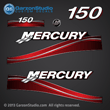 05 06 07 2005 2006 2007 150 hp 150hp Mercury FourStroke optimax decal set decals red
854293A04 DECAL SET (BLACK/TRACKER 150)(RED)